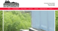 Desktop Screenshot of evergreenlawnandsnow.com